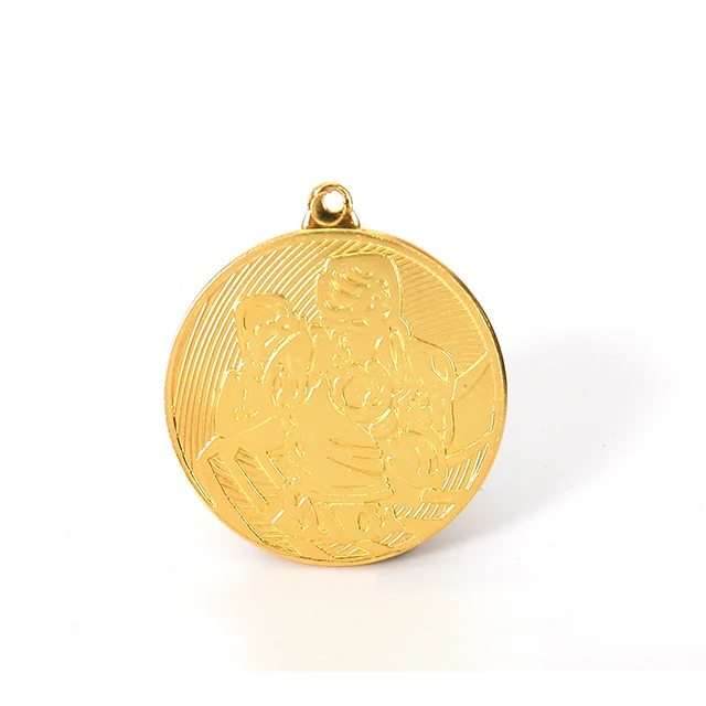 Badges medal set games marathon metal tag football gold medal