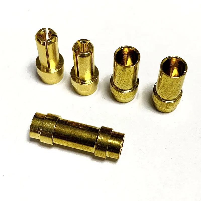 Mini Machining Center Spring Probe Test Loaded Pins Custom Threaded Brass Contact Pin
