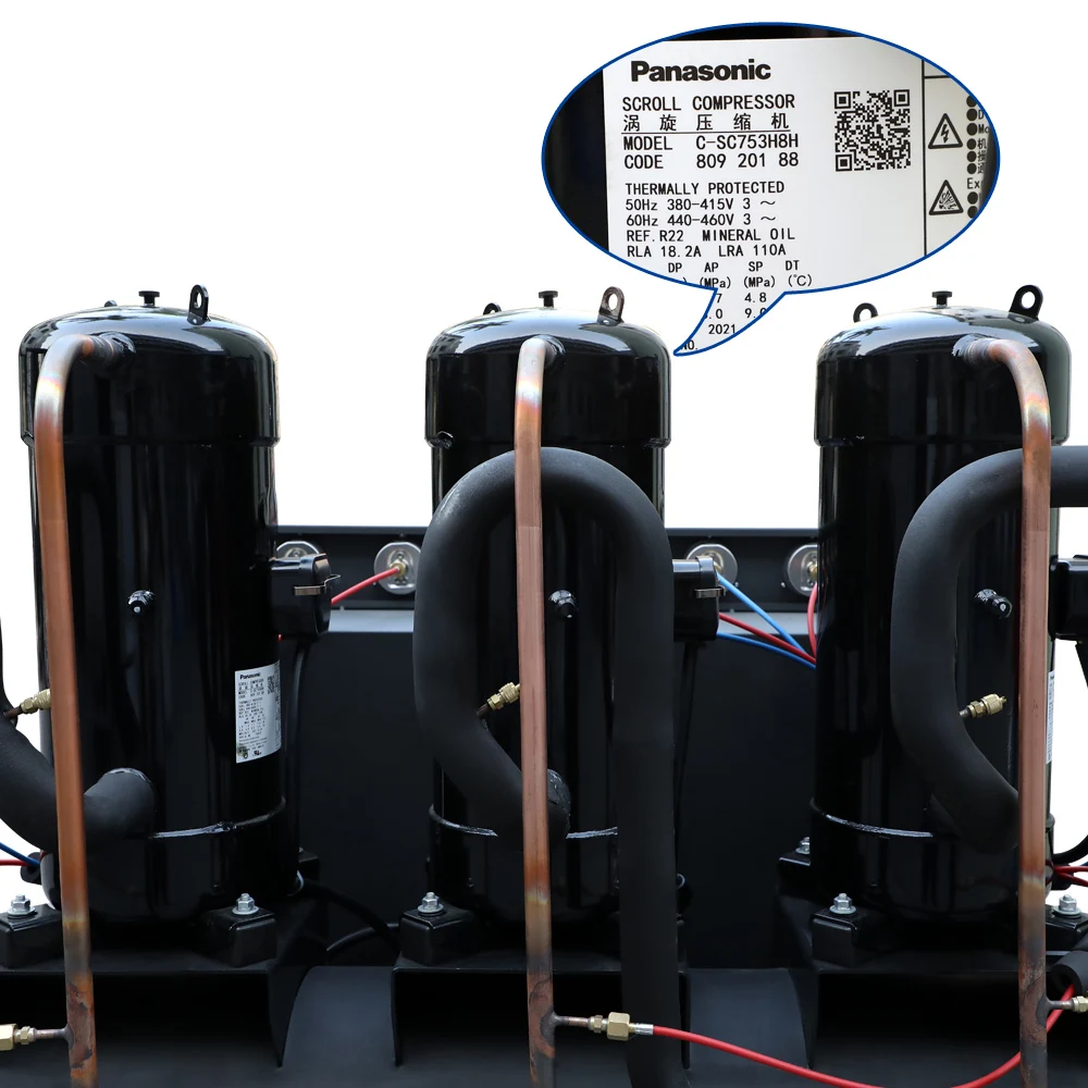 -30~50C 50L Capacity Industrial Water Cooled Screw Chiller With Screw Hanbell