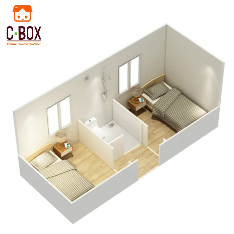 Cbox Modular Home High Quality 2 3 Bedroom 20 40 Ft Container Houses 2bhk Prefab House For Sale