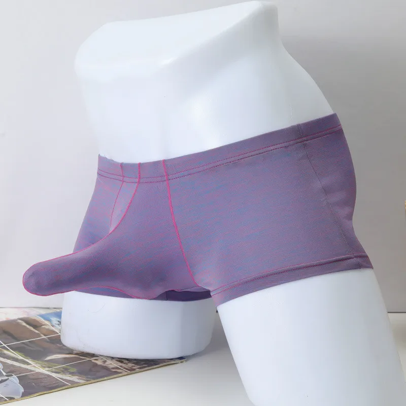 wholesale elephant nose sex ice silk breathable underwear for men