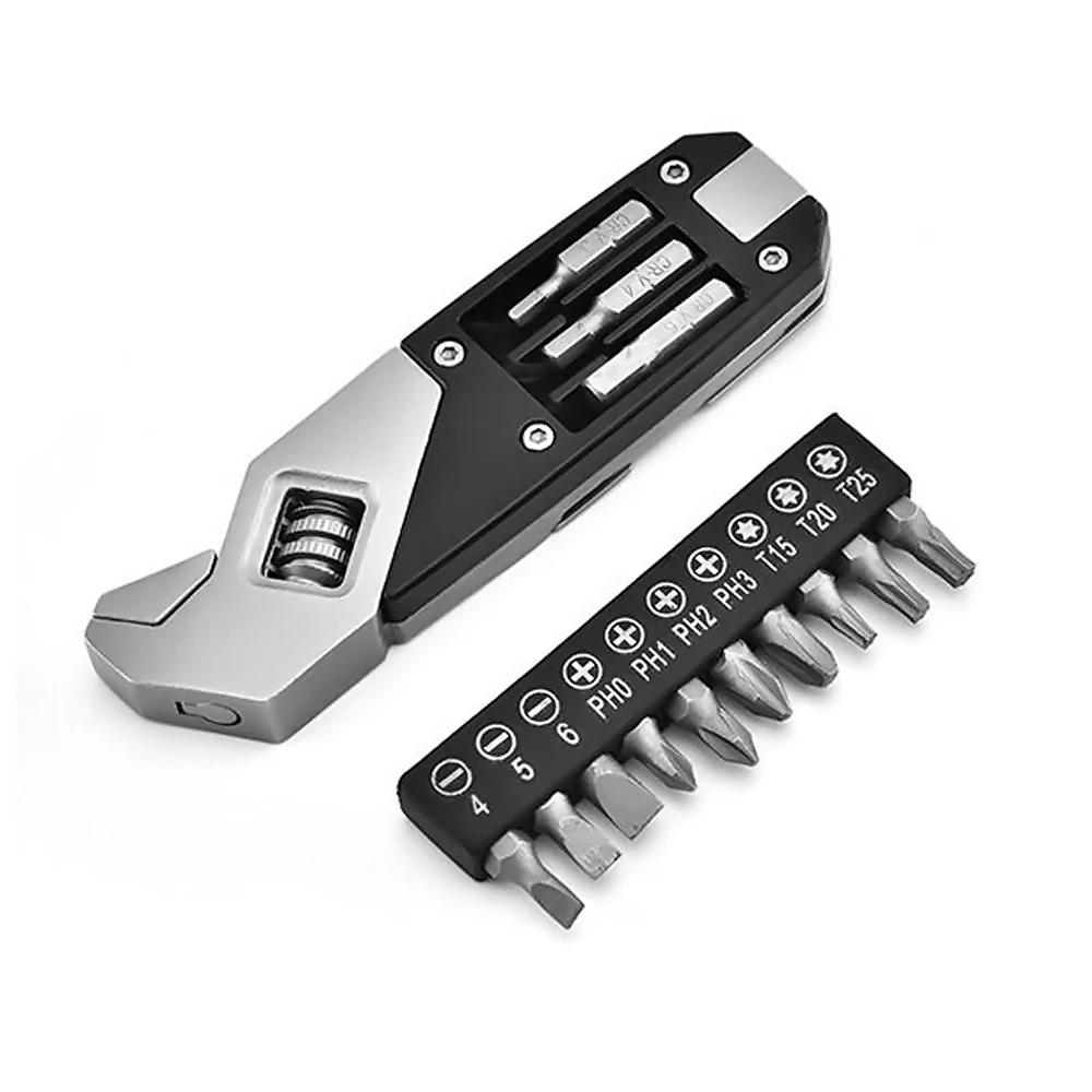 Universal Torque Wrench Head Set Multifunction Bolt Ratchet Sleeve Socket Wrench Spanner Power Stainless Steel Repair Tools