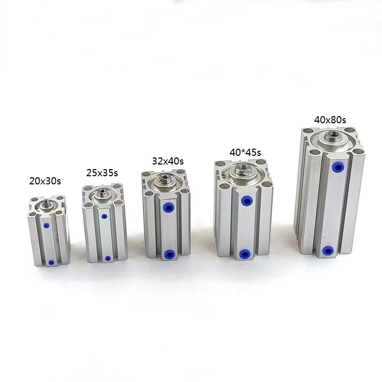 SDA Series Double Acting Pneumatic Compressed Air Compact hydraulic cylinder