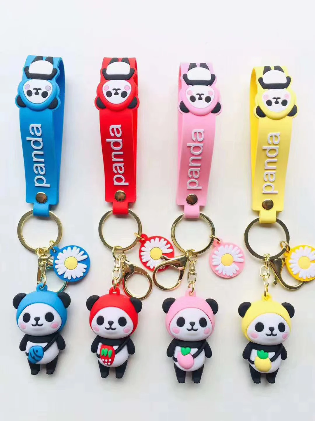 JOJO Amazon Hot Sale Fashion Custom Plastic Blue Fatty Doraemon Kid Carabiner Keychain from Vietnam