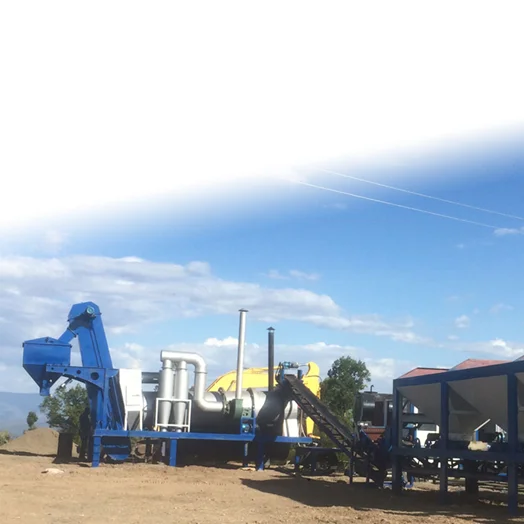 Миниатюрная Асфальтовая барабанная смесительная установка китайского асфальтового завода под заказ