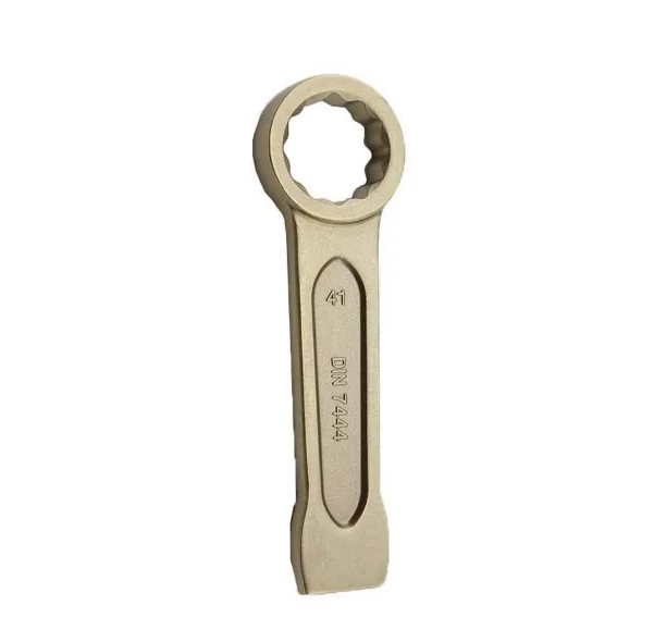 Aluminum Bronze High Quality Professional Manufacture hardware tool DIN7444 RING SLOGGING SPANNER 100mm for food industry
