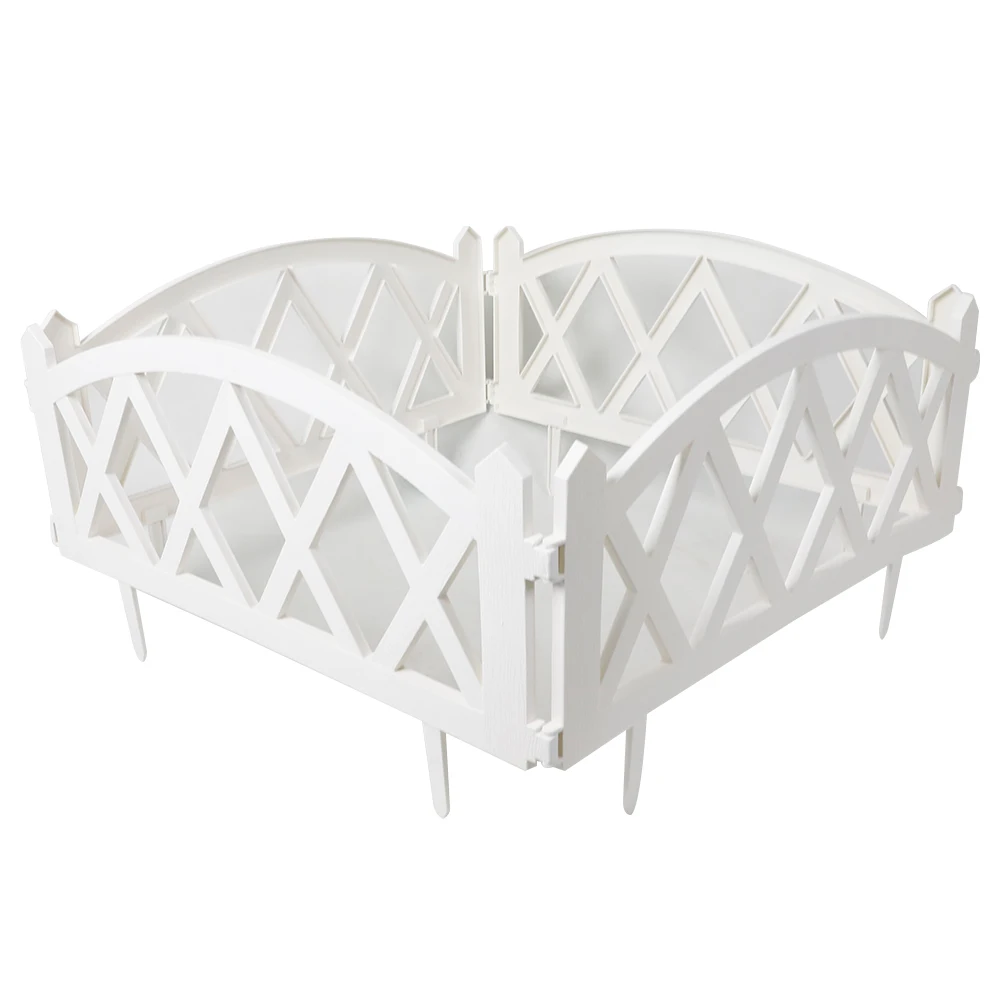 Factory Direct Sale White Color Cheap Farm Garden Decorative Plastic Fencing Panels