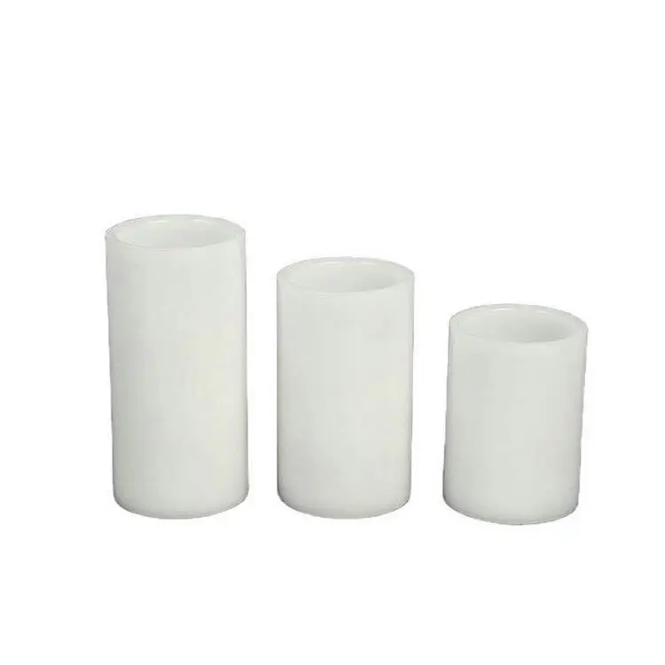 New design white pillar electric church candles for churches