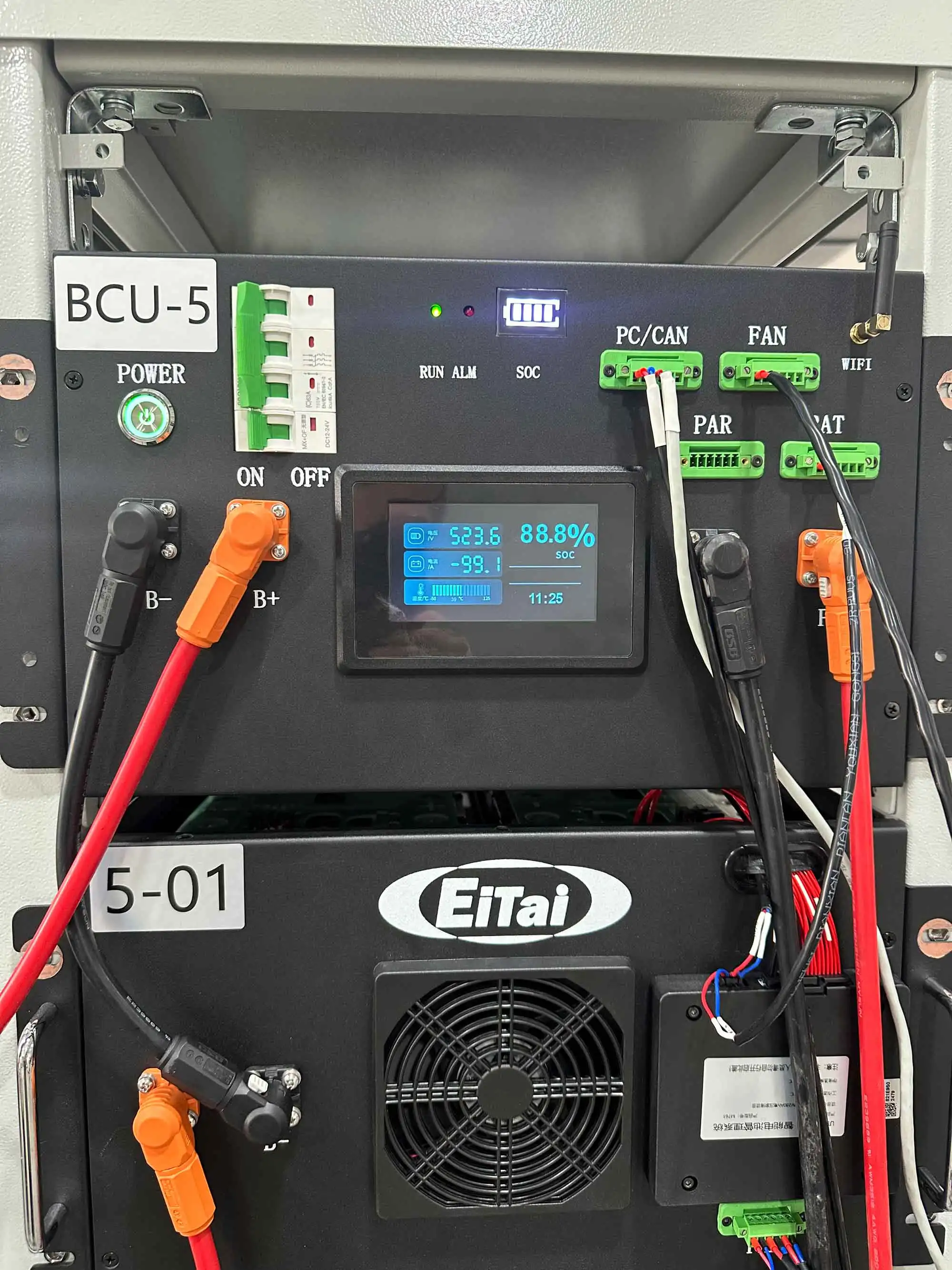 Home High Voltage Energy Storage Lithium Lifepo4 Battery Solar Storage 20 Kwh 30Kw 30 Kw 40Kw 50Kw 100Kw High Voltage