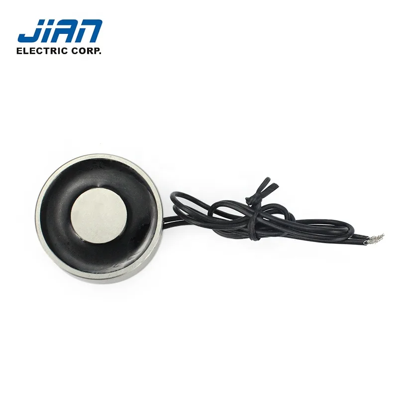 12V DC JSP-4026 промышленный маленький Электрический удерживающий магнит круглый соленоидный Подъемный электромагнит