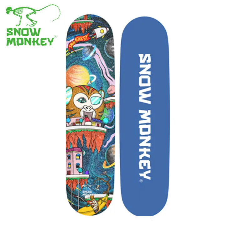SNOW MONKEY customized trampoline jig training board custom snowboard trampoline skate board