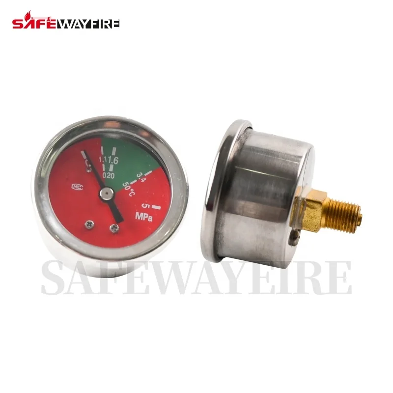 Safewayfire 2024 new arrival 23mm 37mm fire extinguisher pressure gauge/manometer