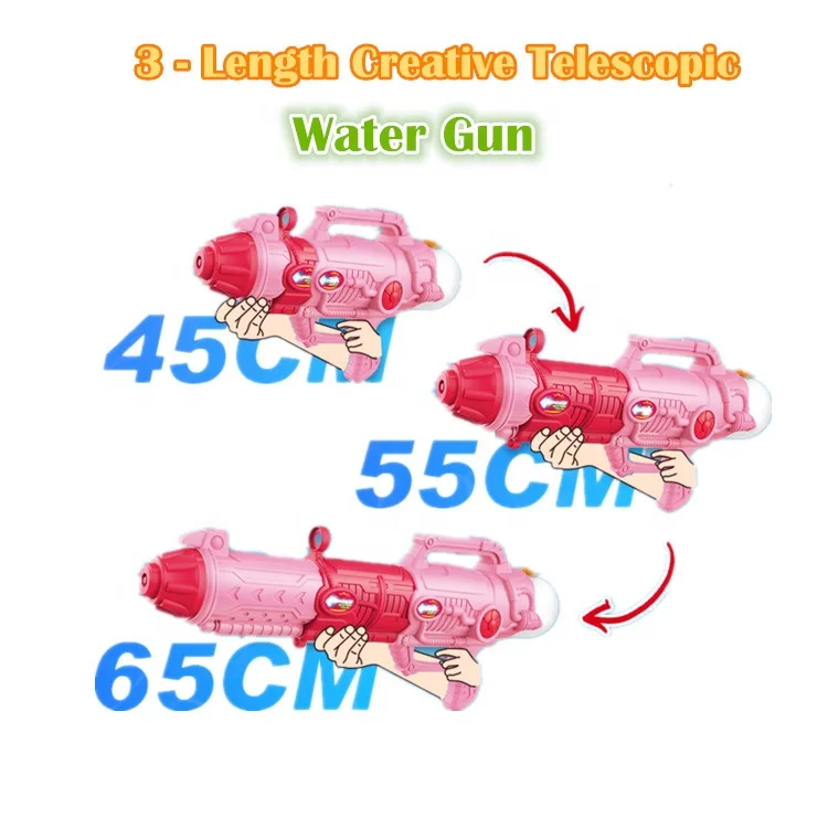 READY STOCK 3- Length big Volume Size Pump Water Spray Gun Toy With High Pressure For Kid