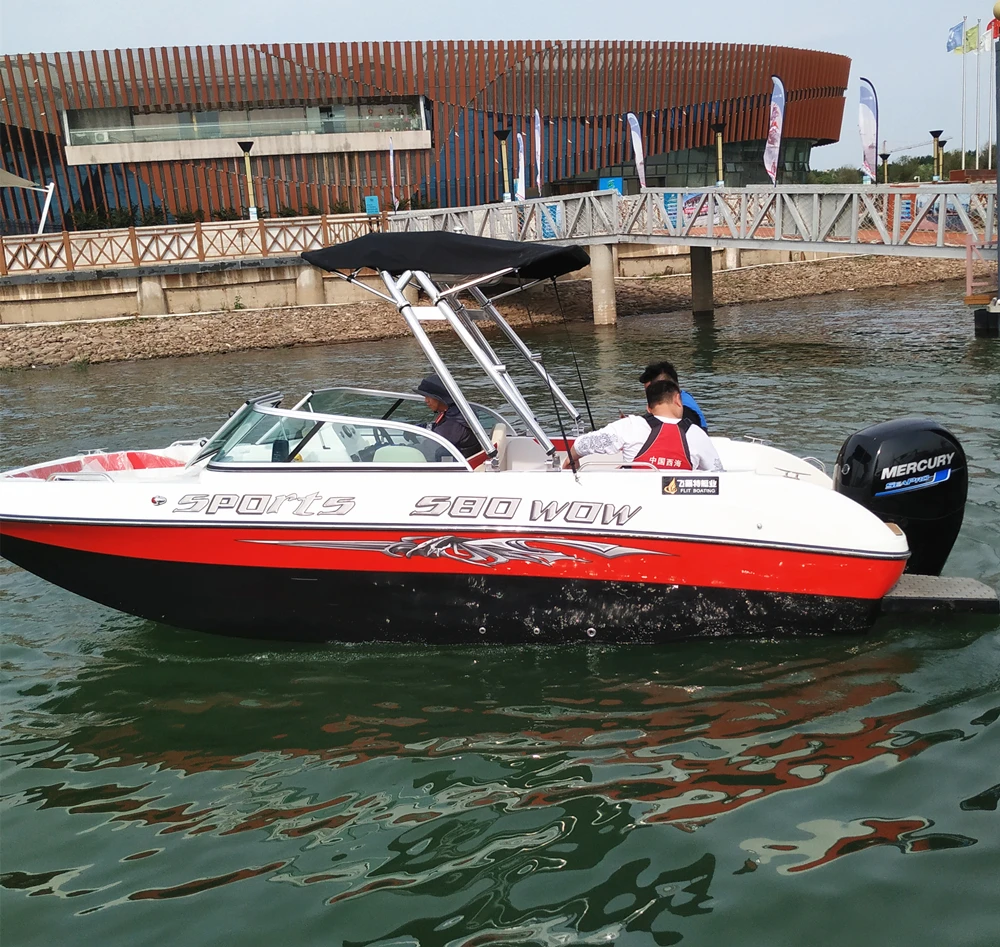 8~12 persons FRP material sport and passenger boat