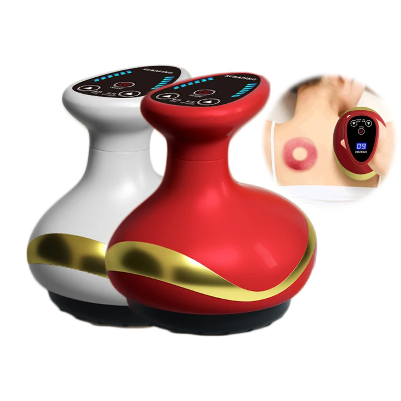 Portable intelligent electric cupping machine Home massager Red Light Gua Sha Device