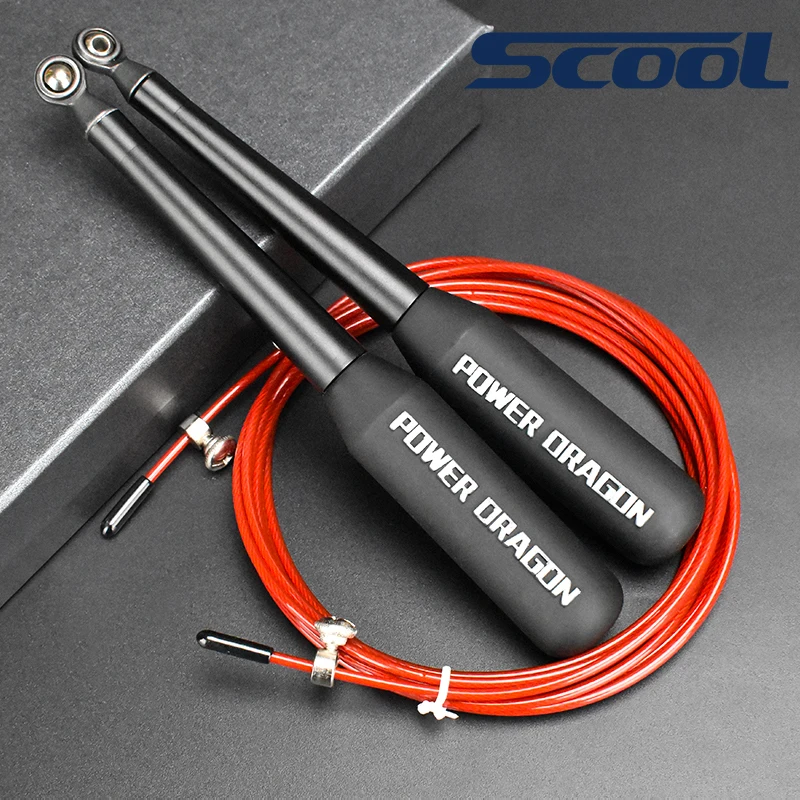 Wholesale Professional Custom Logo Speed Fitness Exercise Gym Competition Training Adjustable Bearing Jump Skipping Rope