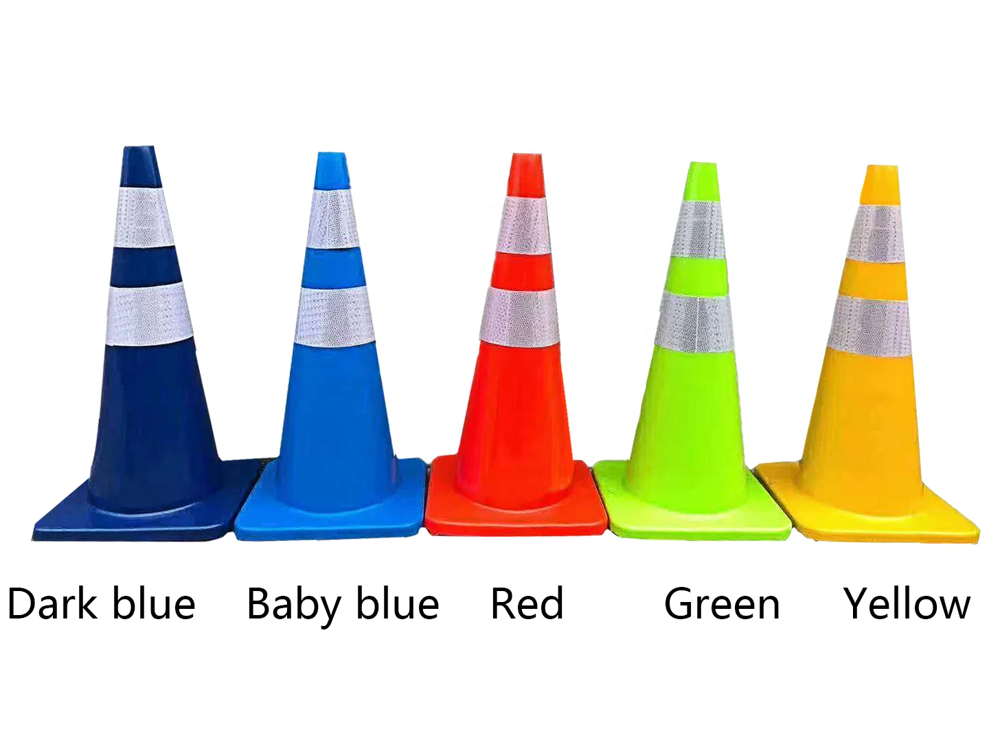 High Quality Best Reflective Cono De Seguridad Cone High Reflective Pvc Traffic Warning Cone