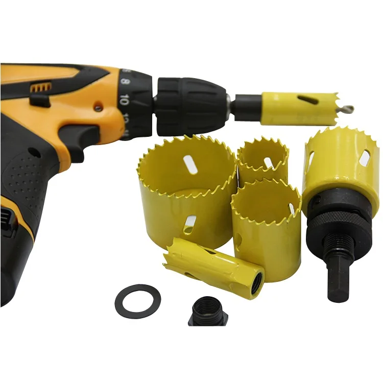 54mm Small moq private label M3 bi metal hole saw cutter for wood and metal