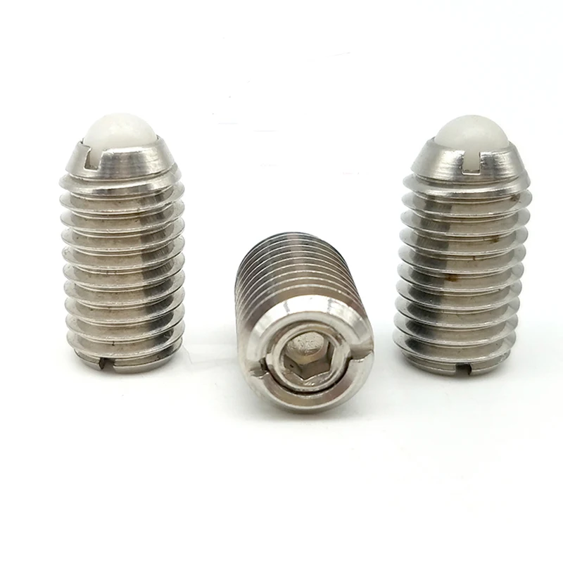 Поршень винт SS303 NPCF пружинный поршень стальной корпус пресс подходит шариковый пружинный поршень