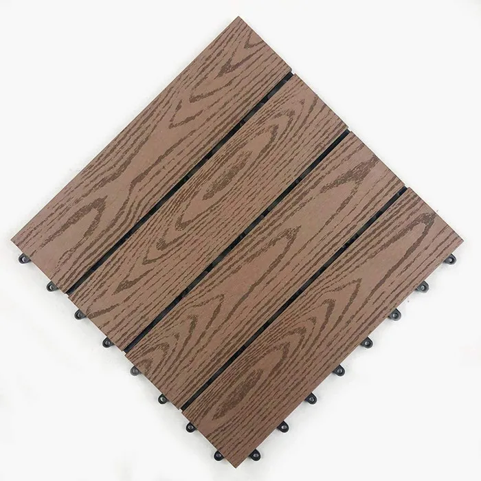 Easy Installation Wood Plastic Composite Deck outdoor garden tiles