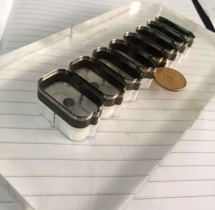 NO MOQ Custom design acrylic laser cutter cutting dies for leather Craft