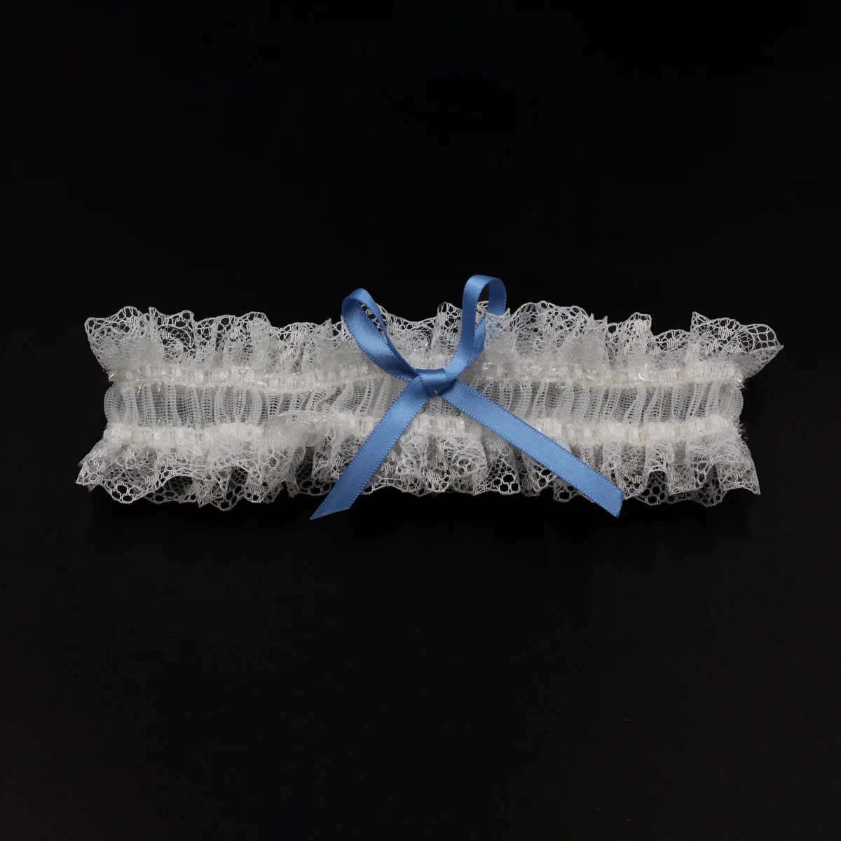 LR037 Exquisite Wedding Bridal Garter Ribbon Bow Lace Ruffled Edge Elastic Brides Bridesmaid Leg Ring Women Small Sexy Gifts