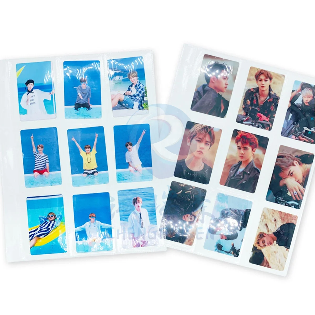 Custom 9 Pocket Trading Card Album for Game Card Collection