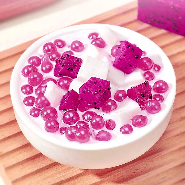 Высококачественное желе boba с ароматом фруктов дракона 1 3 кг для напитков и десертов пузырьковым чаем