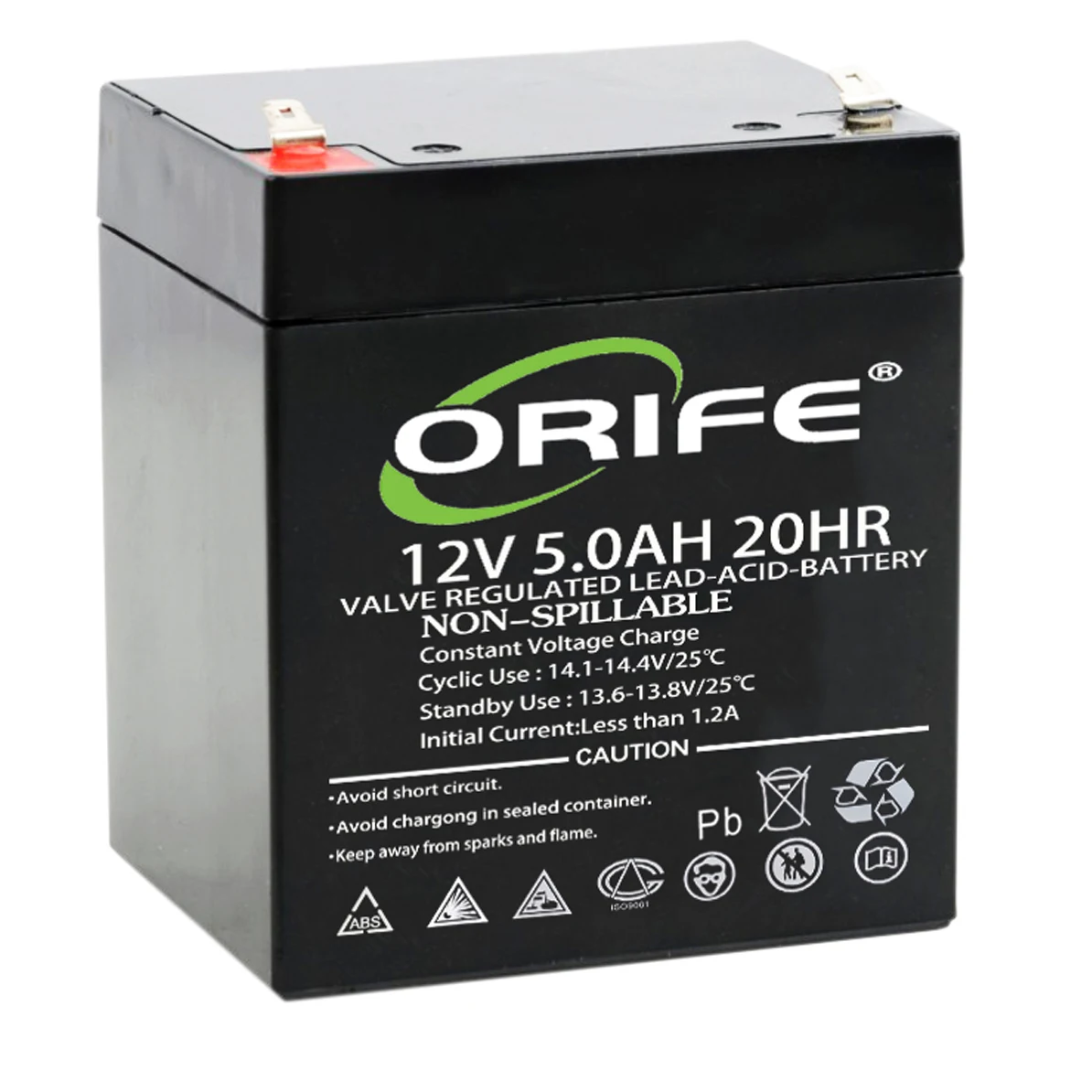ORIFE изготовленный на заказ герметичный apc ups длительный срок службы 12 В 5ah свинцово-кислотный аккумулятор agm