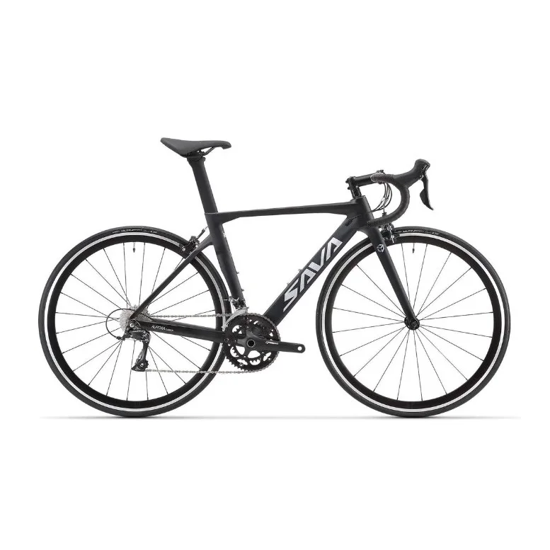 SAVA Factory Wholesale 18 Speed Carbon Road Bike Bicycle Racing Bike with tektro V brake