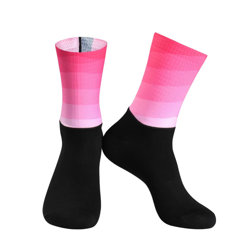 Wholesale Outdoor Sport Athenic Racing Cycling Socks Sport Sublimation Racing Bike Socks