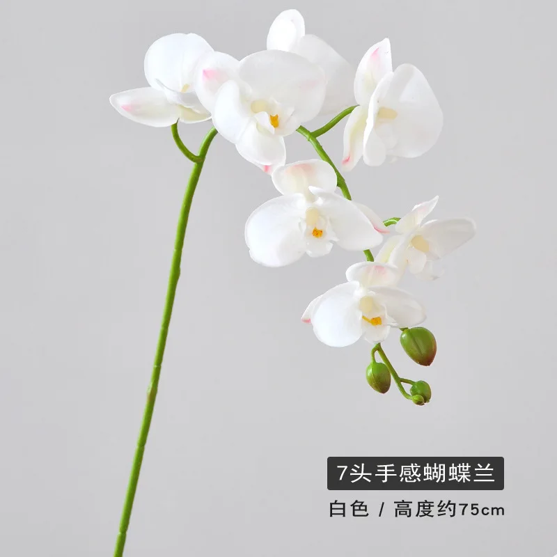 Hot Sale Artificial Flower Phalaenopsis Plastic Orchid Wedding Table Flower   Butterfly Orchid Flower