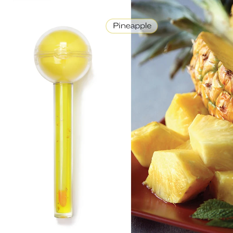 H108 New candy fruity peach alovera lipstick acid hyaluronuc lipgloss lip oil 2 in1 no logo kids lip gloss bulk for chlidern