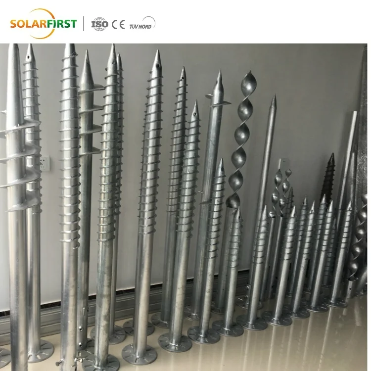 Mounting Pile Foundation Krinner Solar Accessory Spiral Greenhouse Ground Screw Pole Anchor