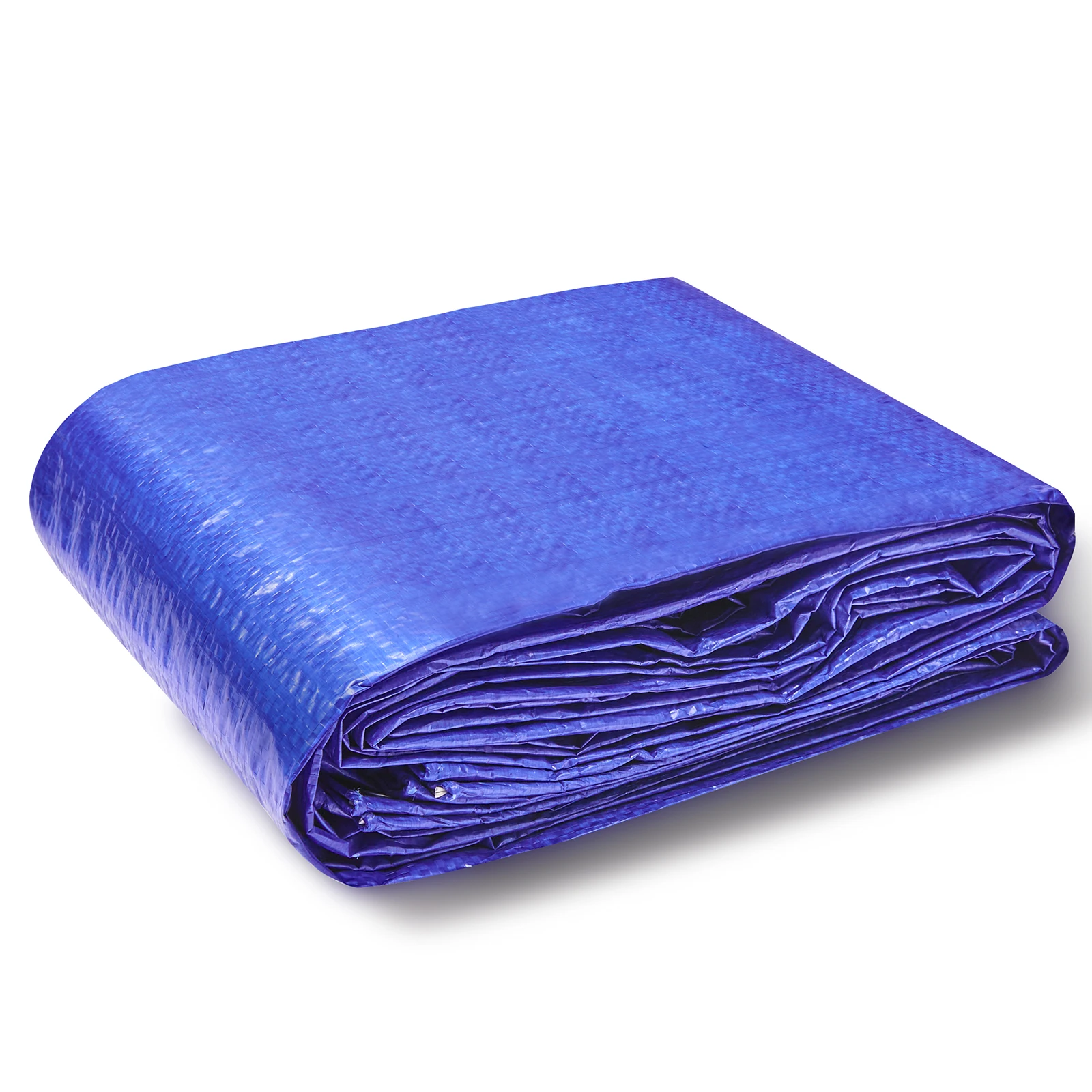 Waterproof PE Warp Knitted Tarpaulin China Factory Stretchable Anti-UV Windproof Water Resistant Plastic Tarp Woven Coating
