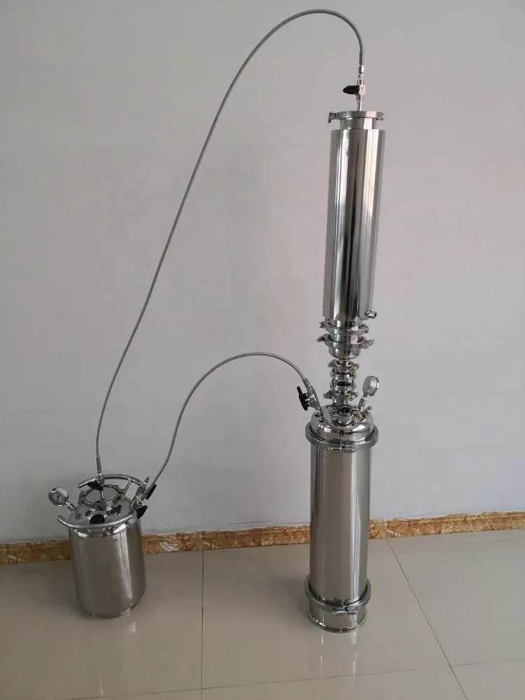 2lb closed loop extractor Systems with 8in recovery tank and diptube