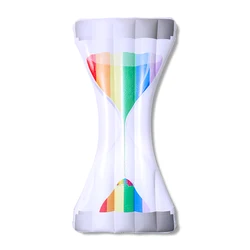 Hot Selling Beauty Sand Clock Shape Fashion Inflatable Pool Float For Adults And Kids