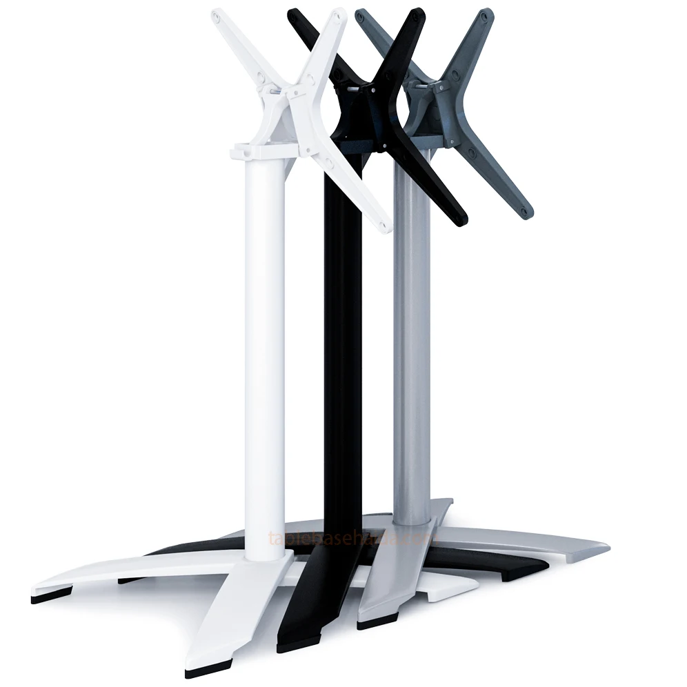 New Product X Shape Folding Telescopic Table Leg Mechanism Clamp Foldable Chrome Furniture Fency Golden