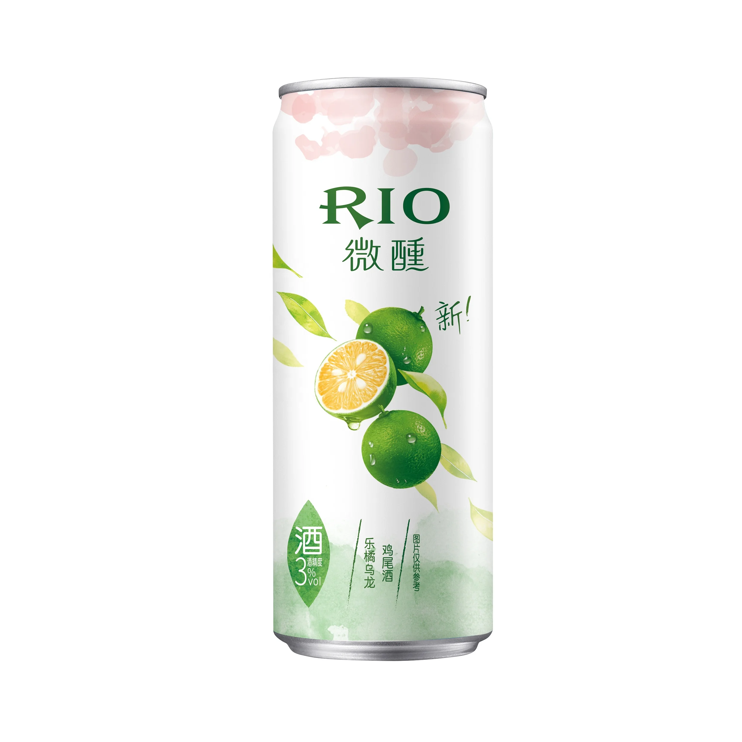 Прямая поставка коктейлей RIO фрукты напиток спиртовые напитки 3% объем цитрусовый oolong fizz ароматизированный коктейль 330 мл бар KTV ночной клуб