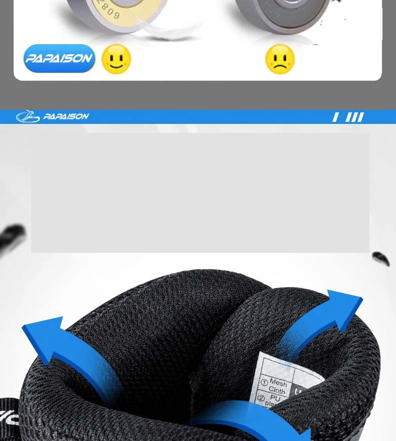 Factory OEM 3&4 Wheels Adjustable Size  Adults Urban Freestyle Fitness Slalom Hard-boot Inline Roller Skates