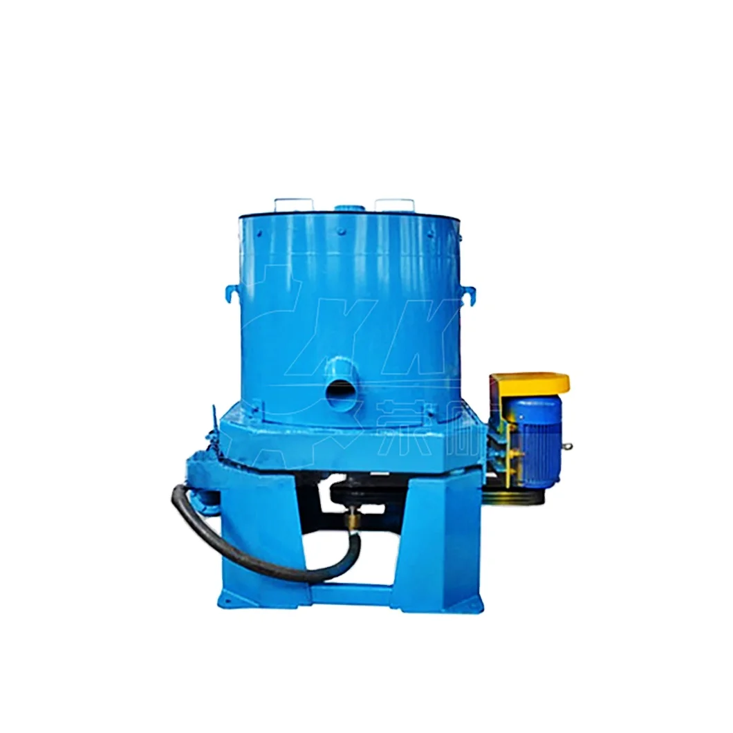 Small Scale 3 - 5Tph Fine Gold Recovery Machine South Africa Centrifugal Ore Separator STLB30 Blue Bowl Gold Concentrator Rubber