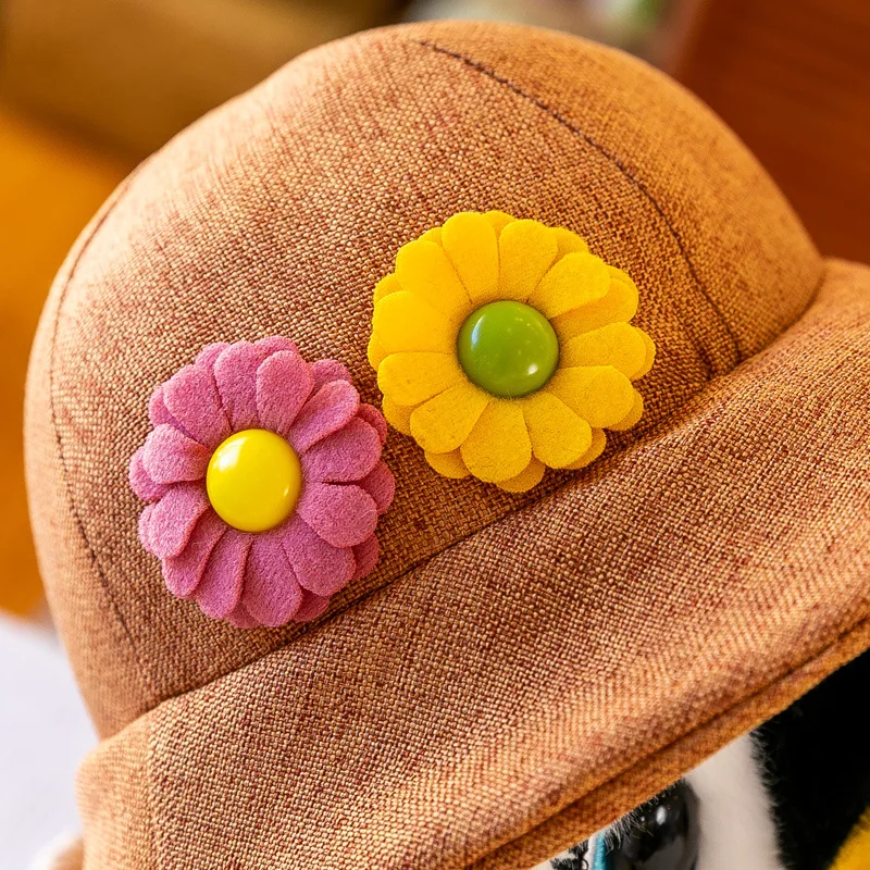 Penguin plush pillows Penguin plush toy Flower Hat Penguin Bedroom Decoration