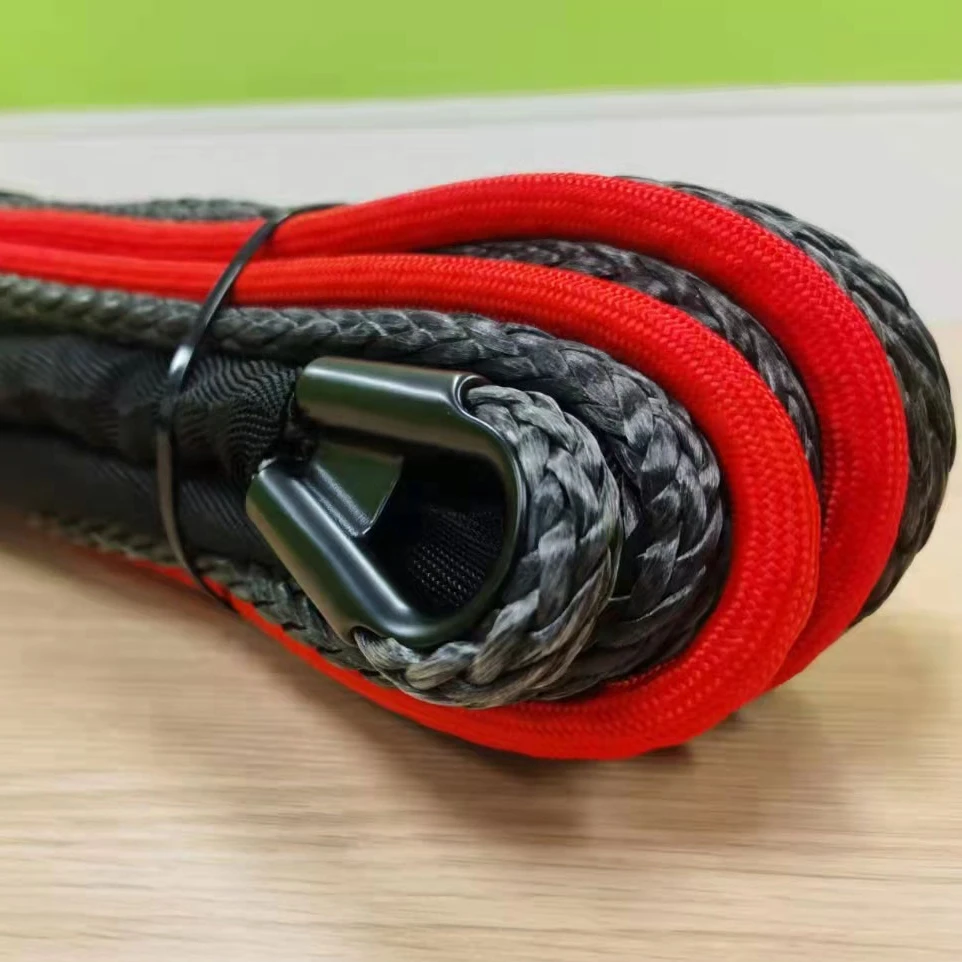 Высокая прочность синтетический трос лебедки 9 5 мм * 26 м для 12000lbs электрическая