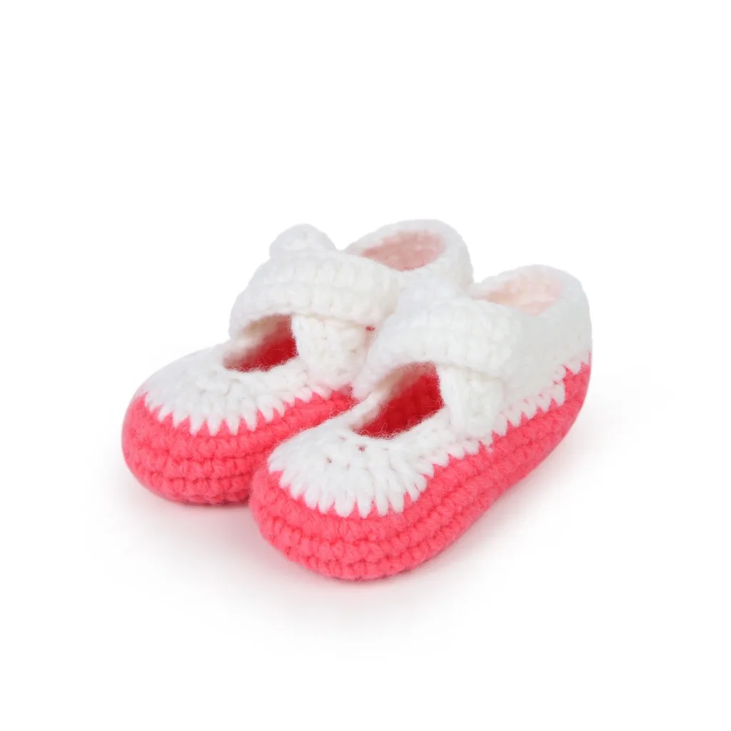 Girls Soft Cotton Crochet Sandals Baby Crochet Shoes Handmade Crochet Flower Flip Flops