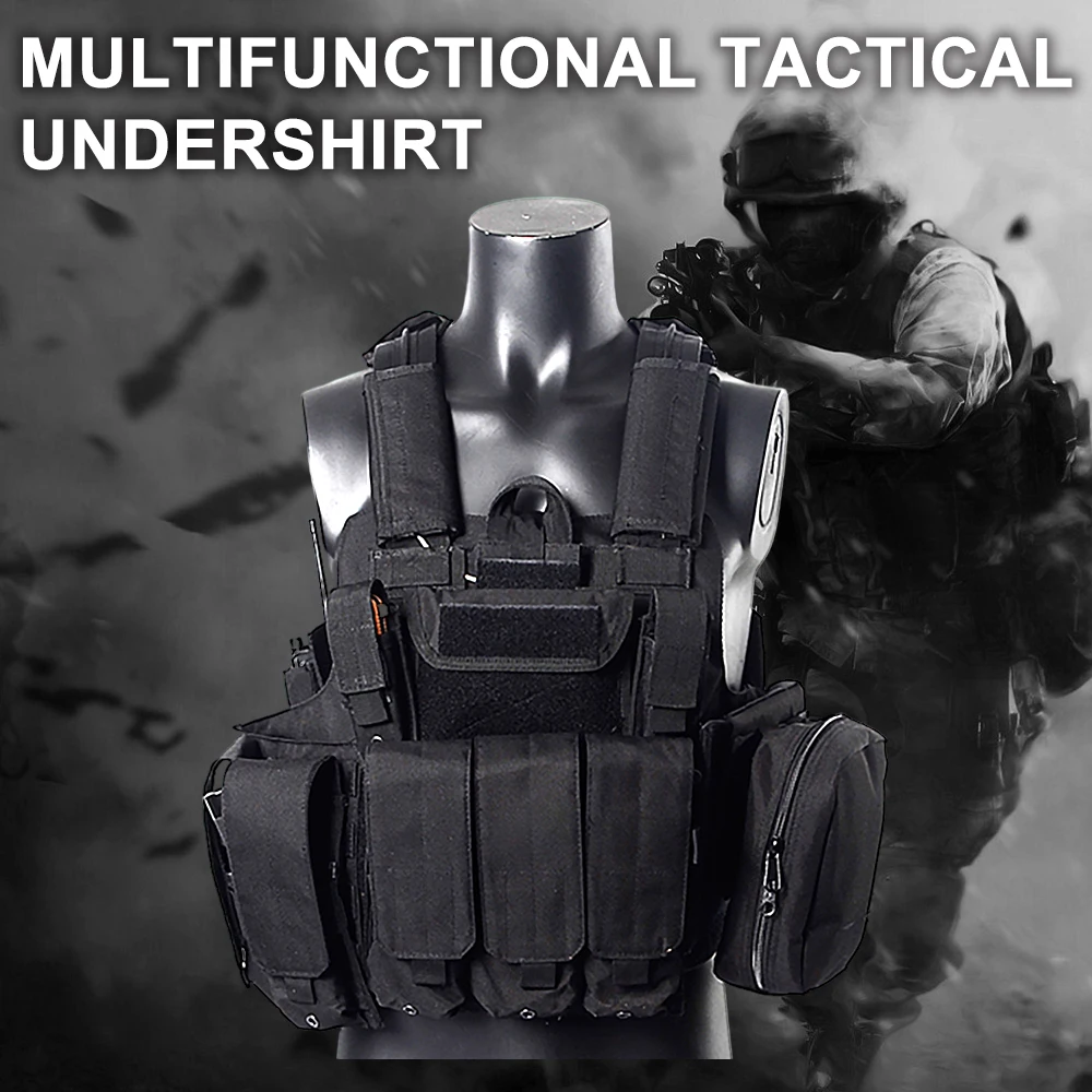 Wholesale custom nylon training gear tactical vest multifunctional vest