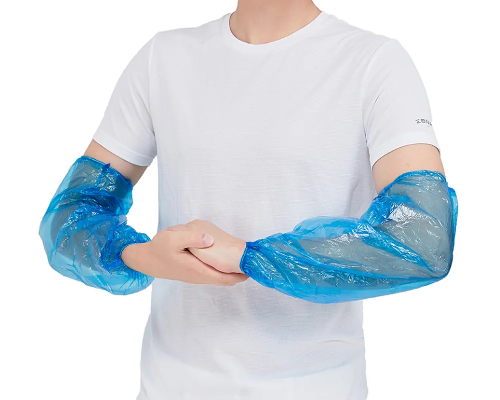 disposable Over-sleeves Protector Durable Premium Disposable Arm/Sleeves Covers Waterproof High Quality Food Grade PE Material