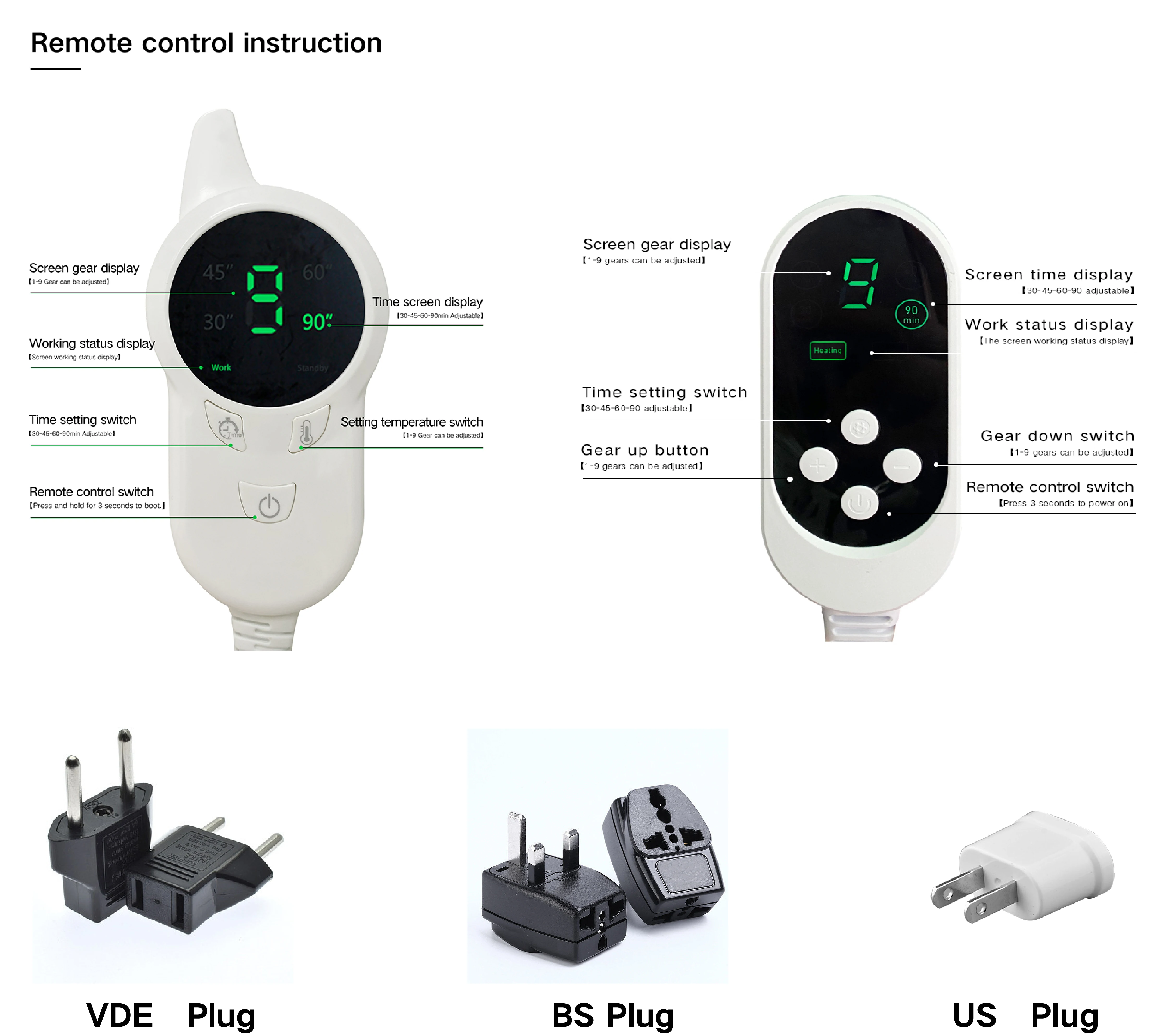 Body heating system Low-voltage far-infrared heating to improve sleep quality Electric heating pad