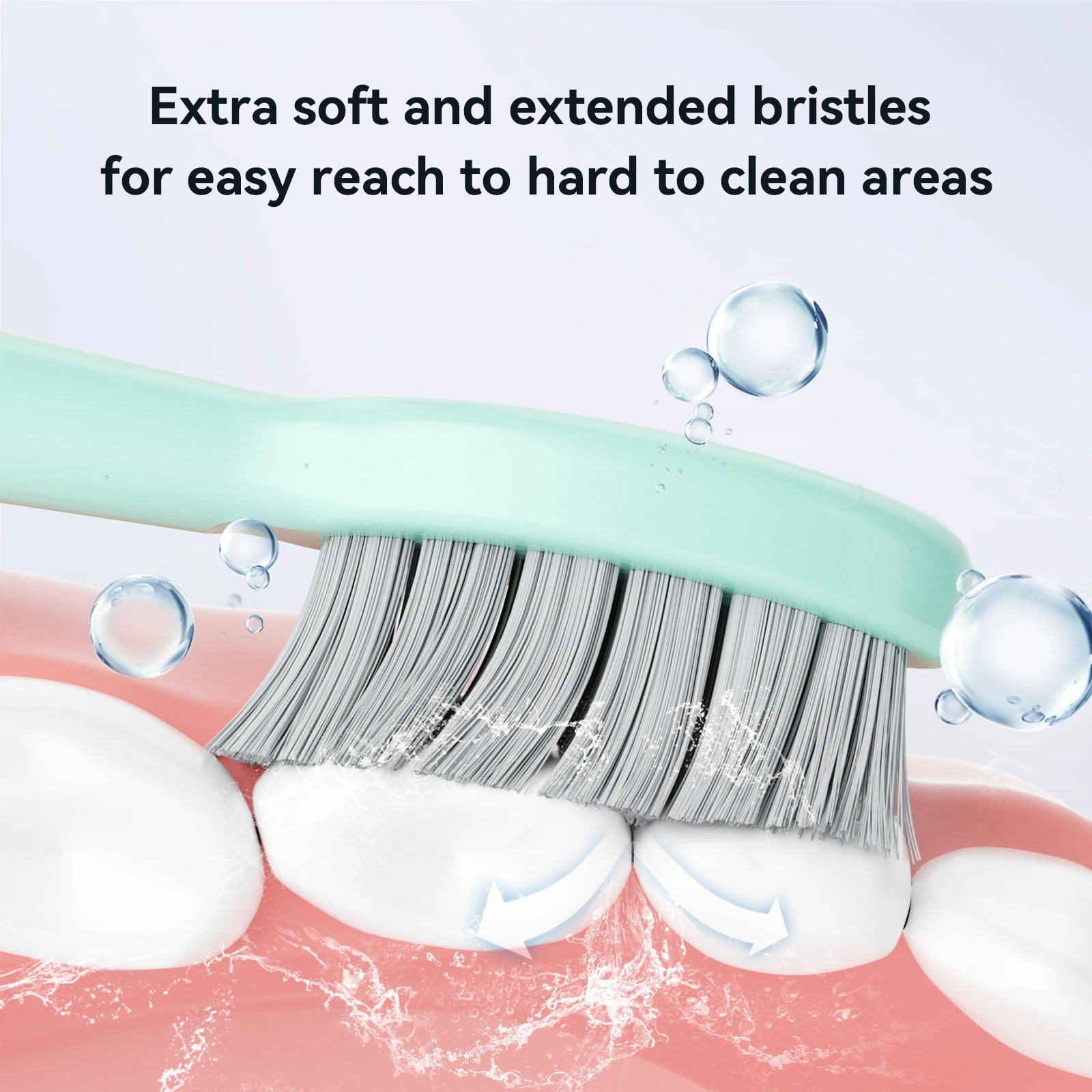 Насадки для электрической зубной щетки, сменные насадки для электрической зубной щетки 40000VPM