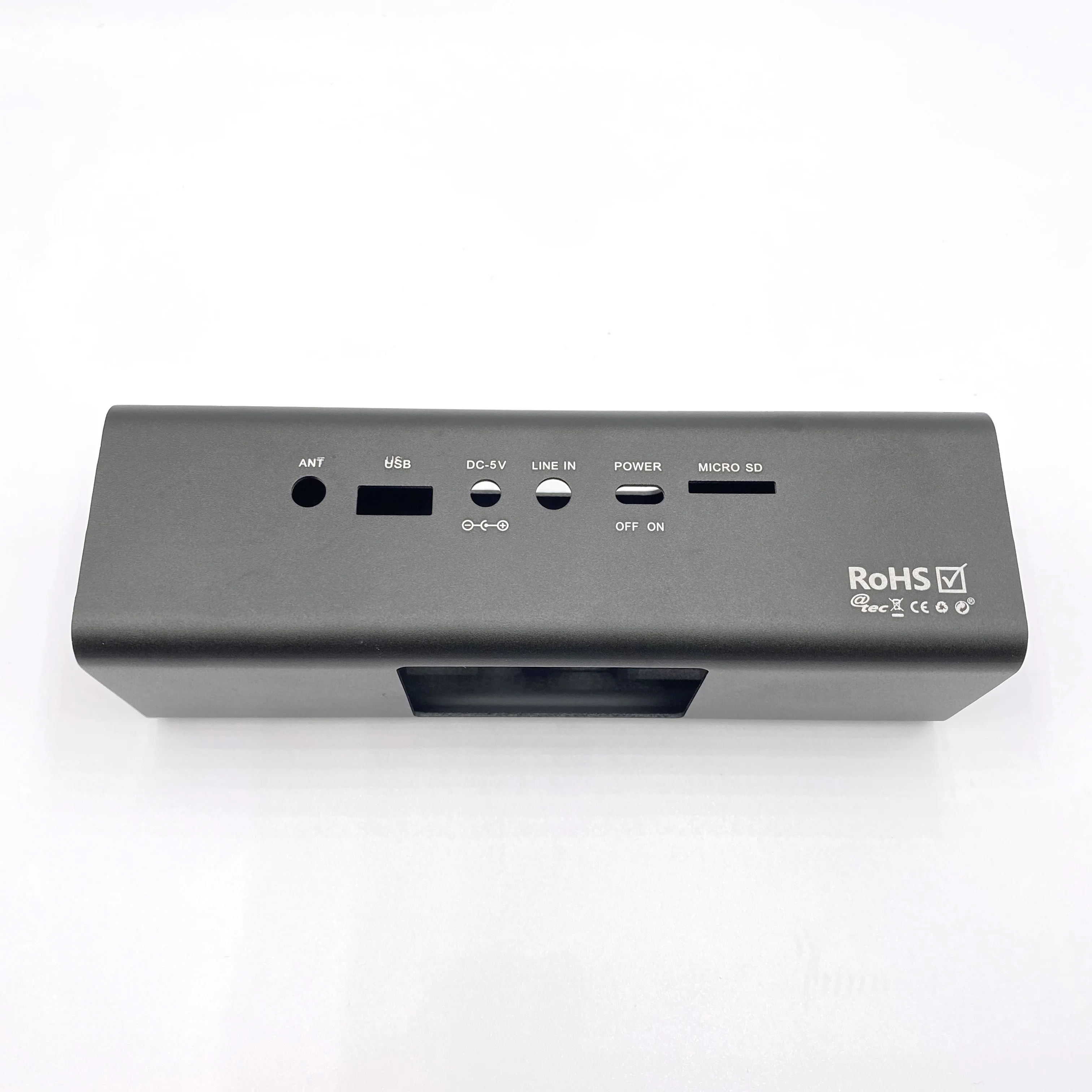 Anodized Black Metal OEM Speaker housing aluminium shell speaker metal appearance parts