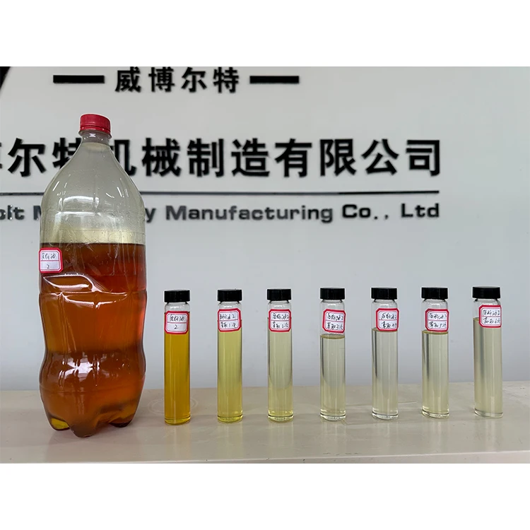 Extract Black Waste Oil To AP2 AP1+ Base Oil and Ero4 Diesel Oil Extraction Equipment